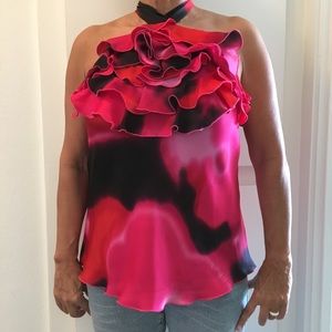 EXPRESS High Neck Halter Blouse